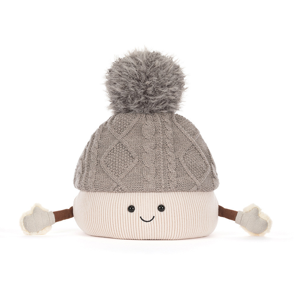 Jellycat plüss - Mosolygós bojtos sapka - Amuseables Pomilly