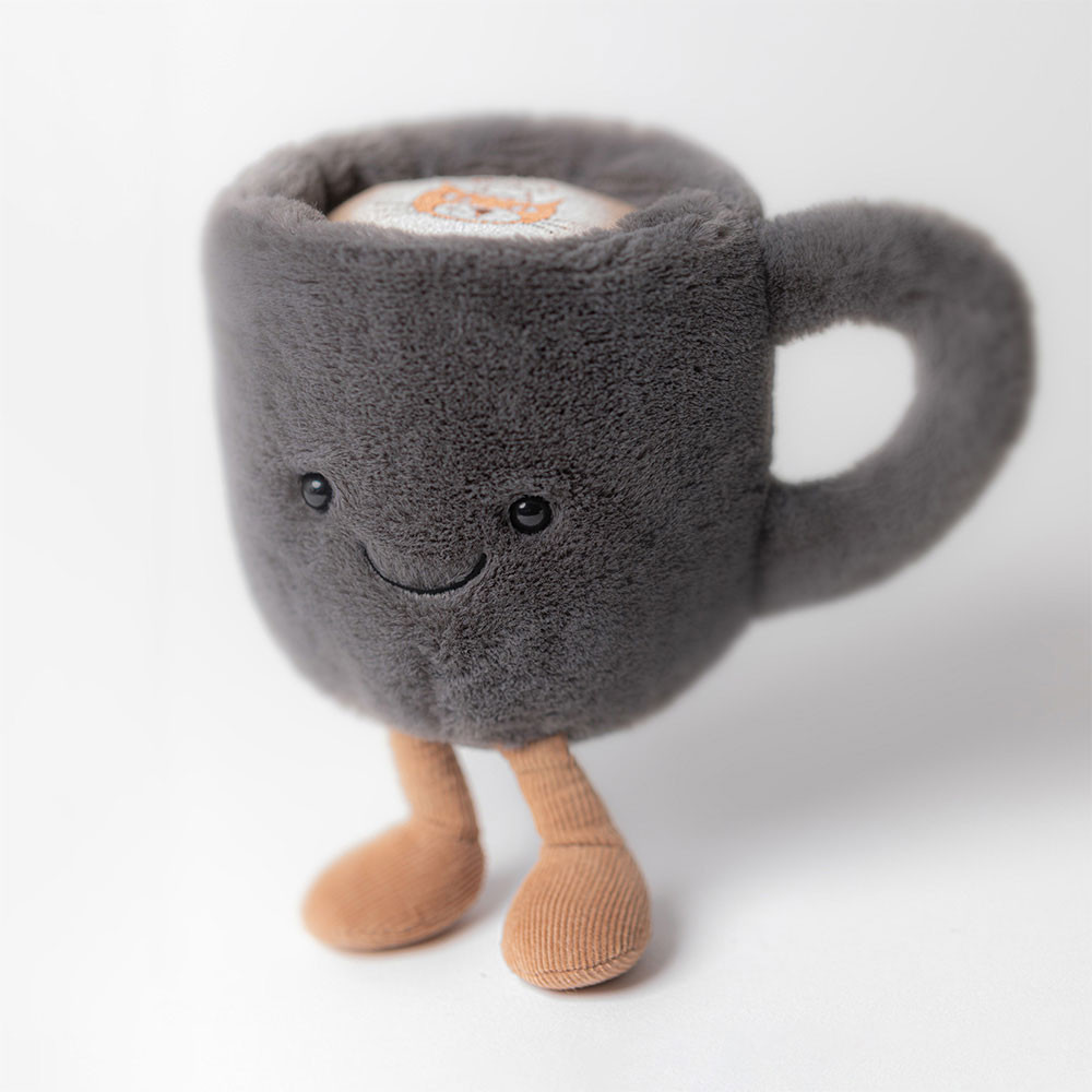 Jellycat plüss - Mosolygós kávéscsésze - Amuseables Coffee Cup