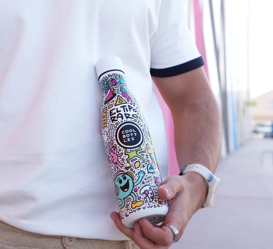 Cool Bottles Xclusive hőtartó kulacs 500 ml - El Tipo Raro - Positive Revolution