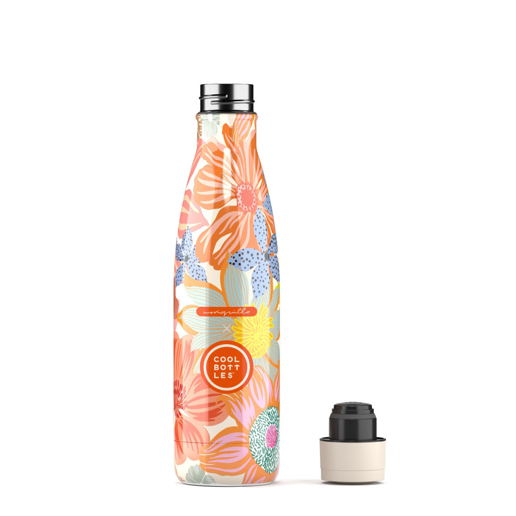 Cool Bottles Xclusive hőtartó kulacs 500 ml - Moniquilla - Rock Garden