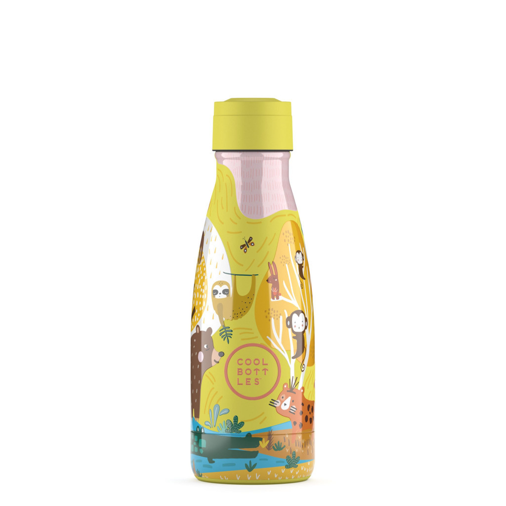 Cool Bottles Kids gyerek hőtartó kulacs 260 ml - Jungle Park