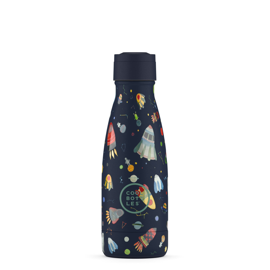 Cool Bottles Kids gyerek hőtartó kulacs 260 ml - Space Rockets