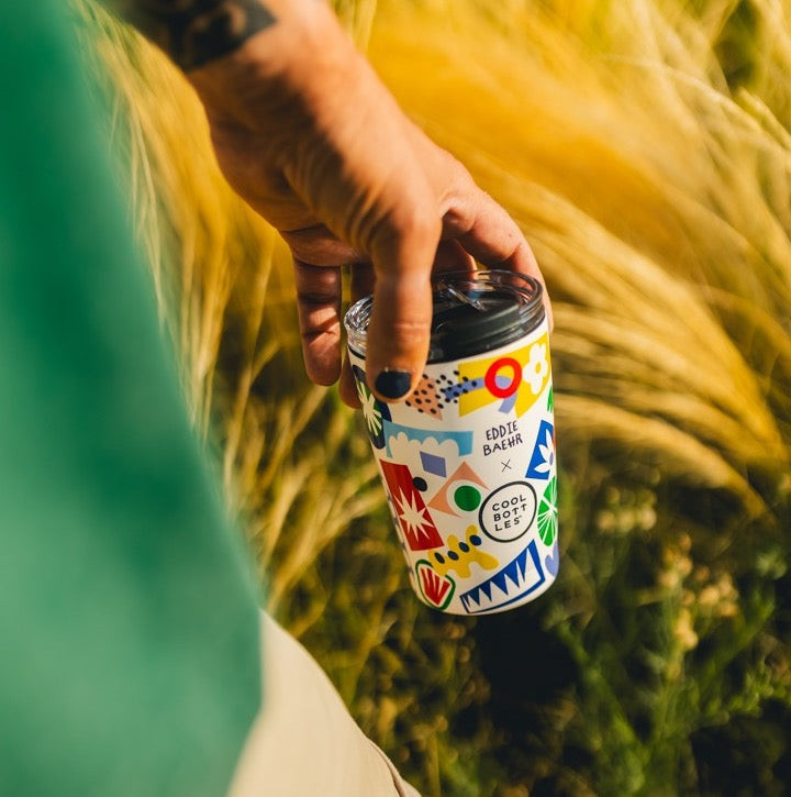 Cool Bottles Xclusive tumbler 330 ml - Electric Garden