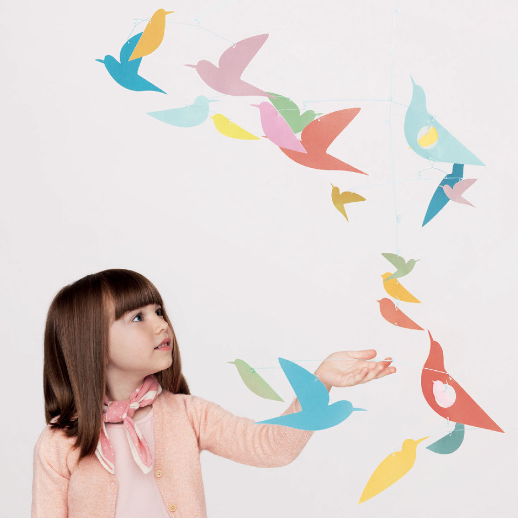 Djeco Mobile Katsumi - Oiseaux color - FSC MIX