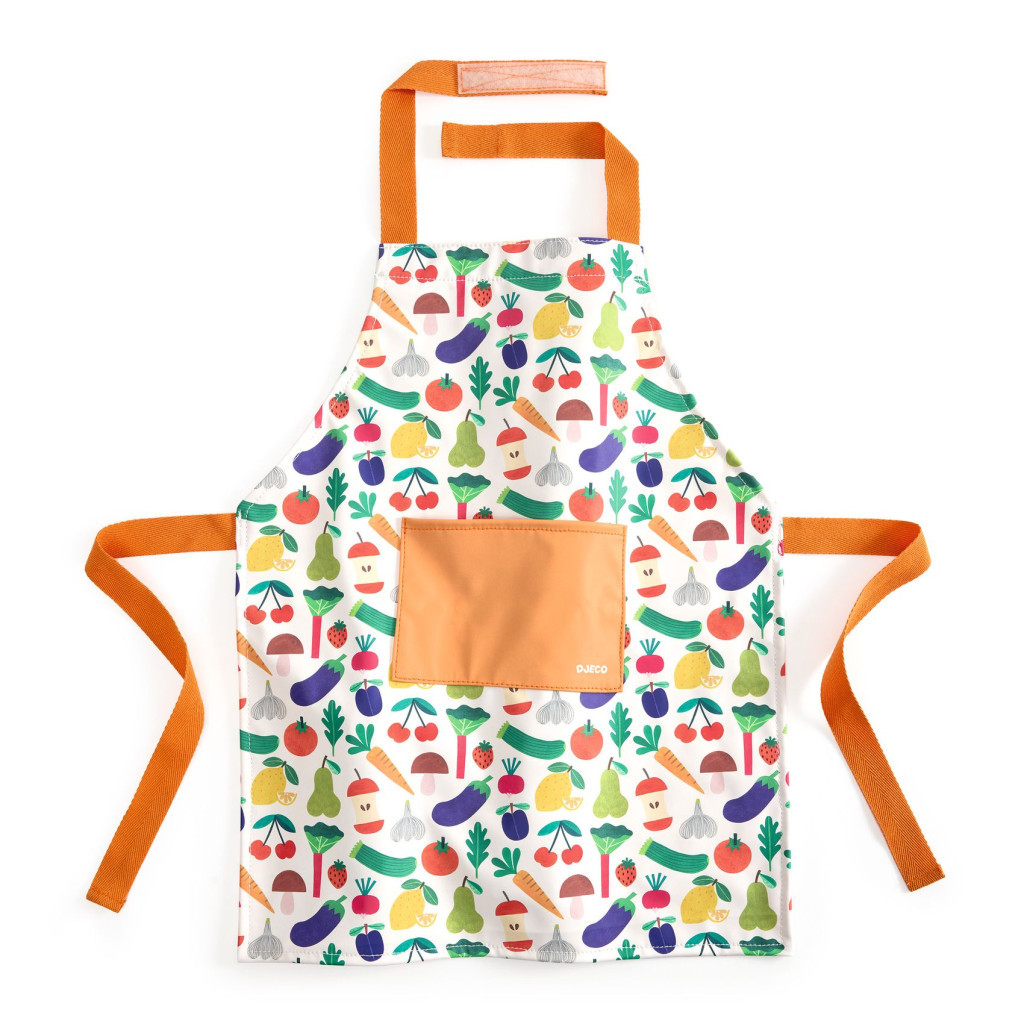 Djeco Szerepjáték - Kert kincsei gyerekkötény - Vegetable garden apron