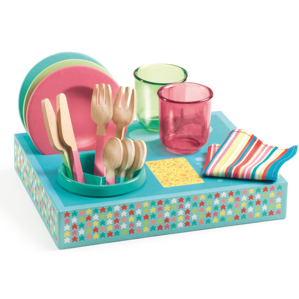 Djeco Szerepjáték - Mosogatásra fel! - Dishware kit