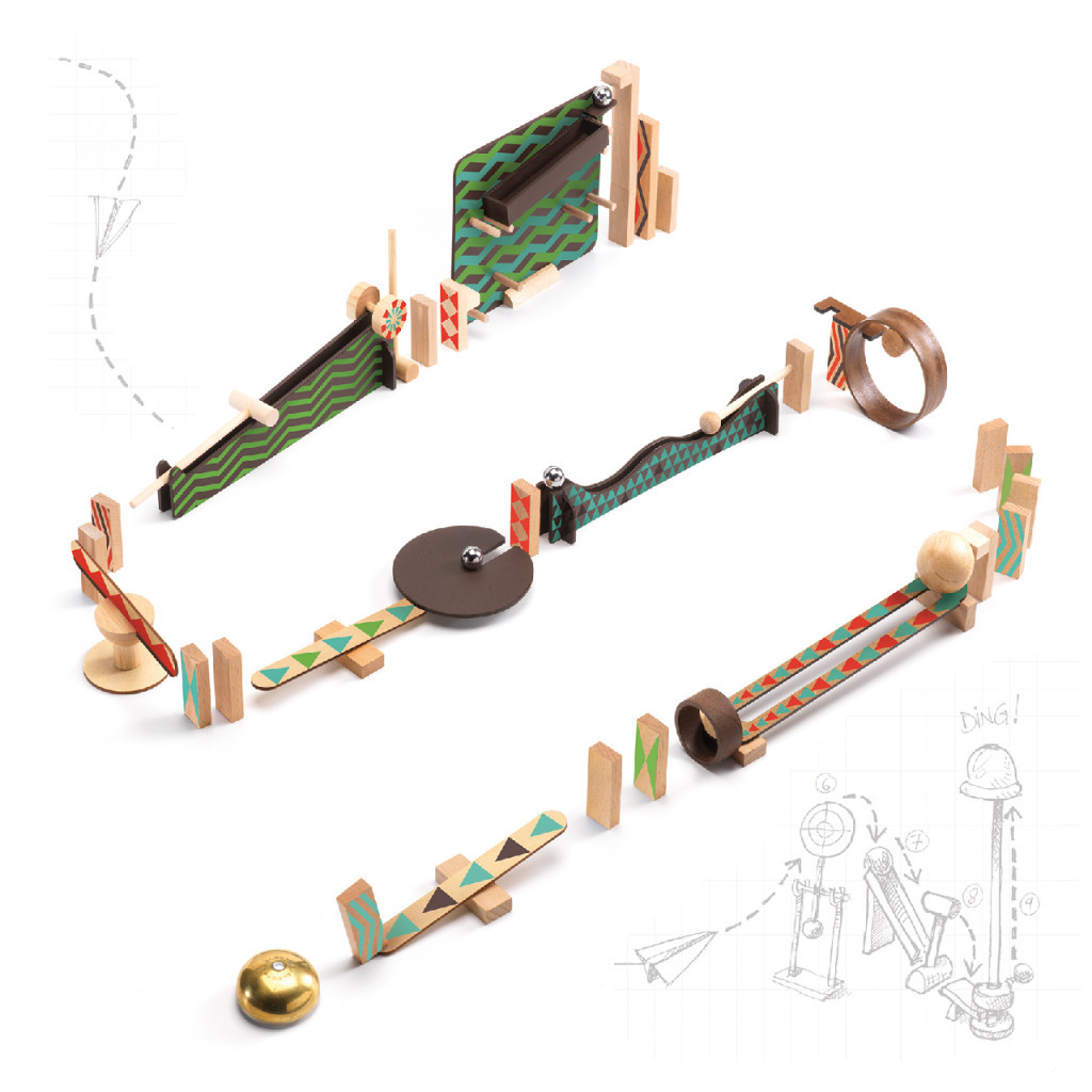Djeco Építőjáték - Sokasodó 48 db - Zig & Go