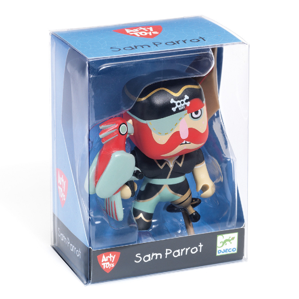 Djeco Arty Toys - Kalóz papagájjal - Sam Parrot