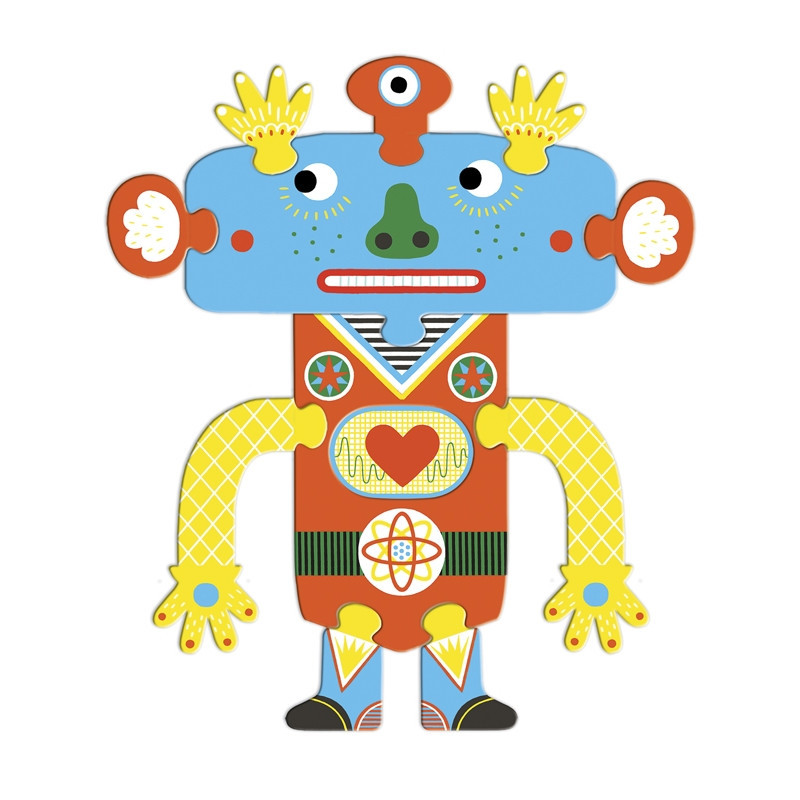 Djeco Óriás puzzle - SzörnyElek, 39 db-os - Barbazul