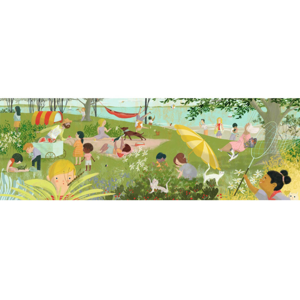 Djeco Művész puzzle - Nyári nap, 350 db-os - A Summer’s Day