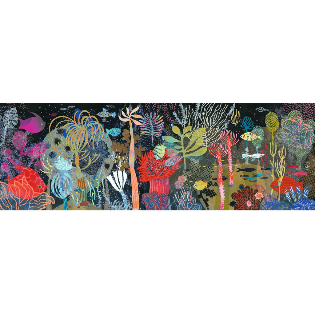 Djeco Művész puzzle - Halparadicsom, 1000 db-os - Fish Paradise