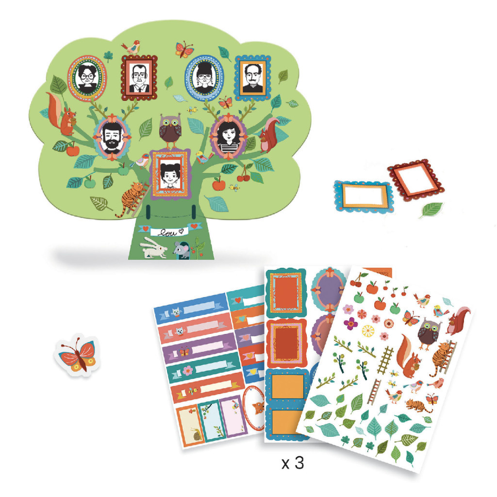 Djeco Készítsd magad! - Családfám - A family tree to create - FSC MIX