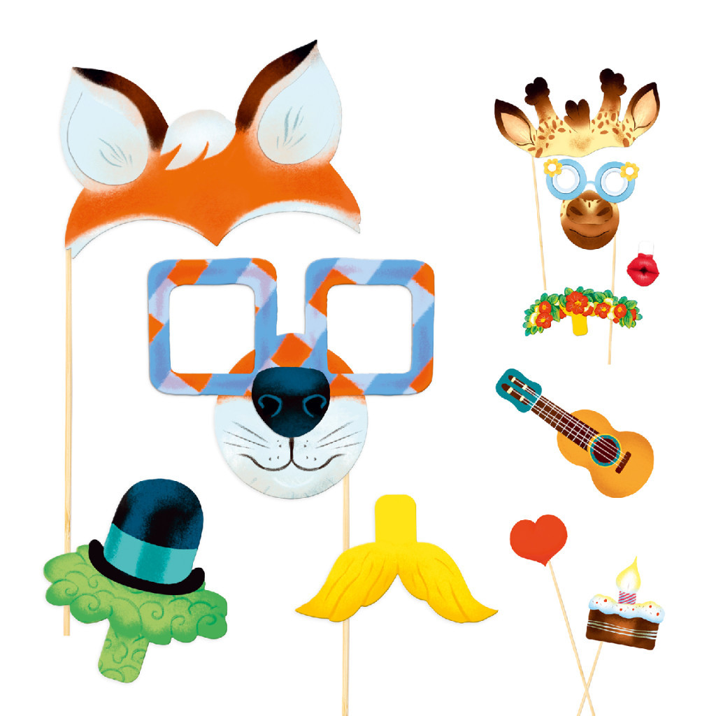 Djeco Készítsd magad! - Állatmaszkos buli - Animal party