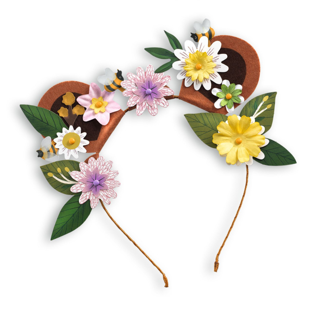 Djeco Csináld magad! - Virágos hajdíszek - Flower friends