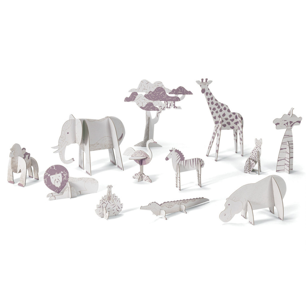 Djeco Készítsd magad! - Élet a szavannán 3D-ben - Savanna