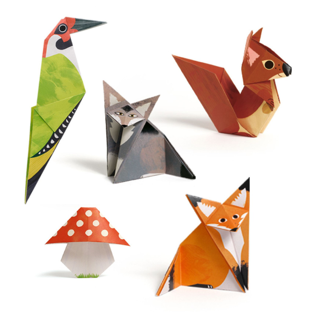 Djeco Origami - Erdei séta - Forest walk