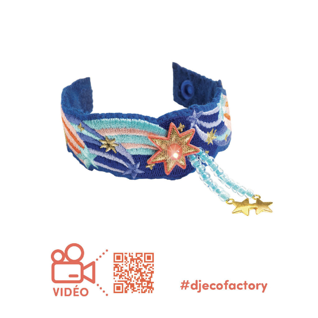 Djeco E-textil műhely - Csillagfény karkötő - Nova
