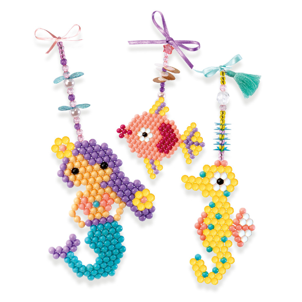 Djeco Artistic Aqua - Vizes gyöngykirakó képkészítő - Tengervarázs - Sea charm