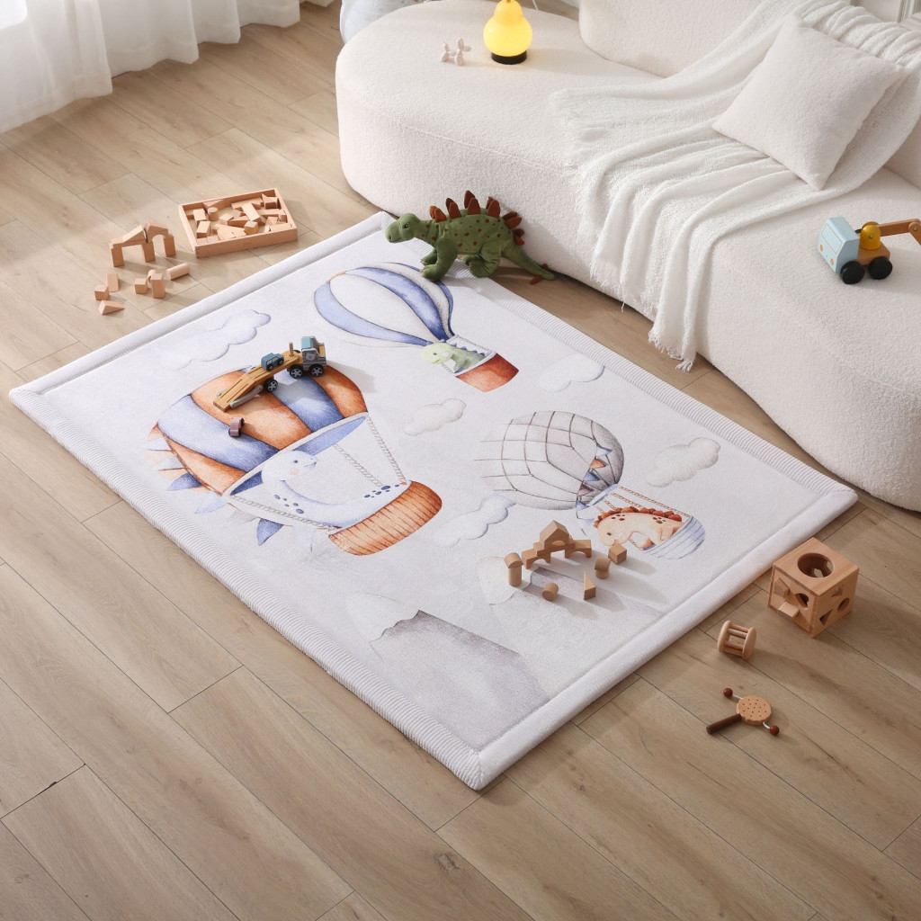 Hakuna matte memóriahabos puha gyerekszőnyeg 170x120 cm - Utazó dínók