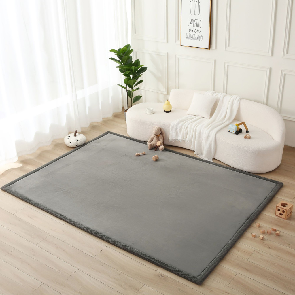 Hakuna matte memóriahabos puha gyerekszőnyeg 200x280 cm - Sötétszürke