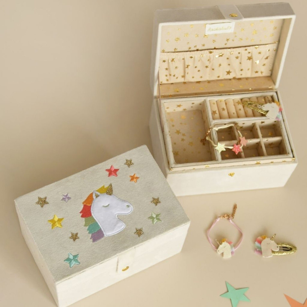 Rockahula Kids nagyméretű ékszertartó doboz - Rainbow Unicorn