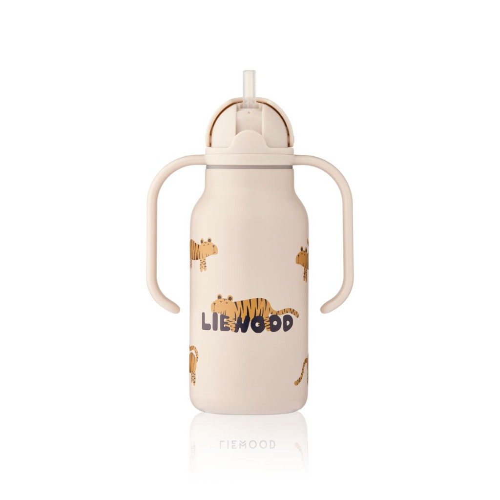 Liewood Kimmie szívószálas itatókulacs 250 ml - Tiger