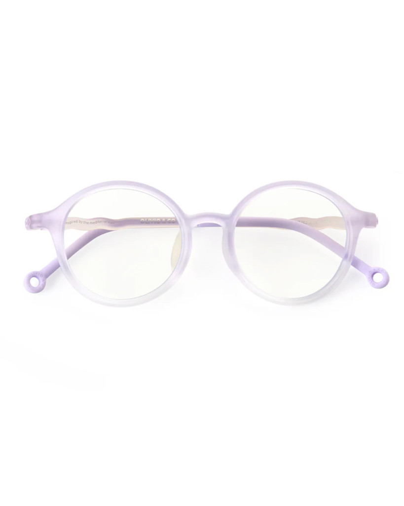 Olivio & Co kékfényszűrős monitorszemüveg gyerekeknek 5-12 év - Tranquil lavender