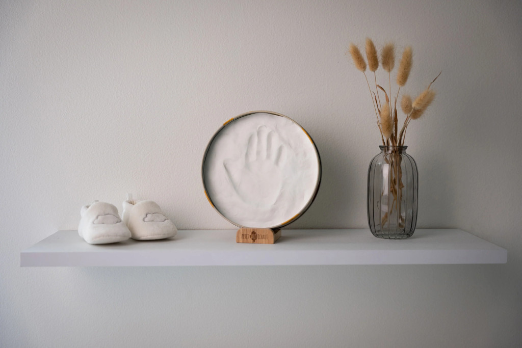 Petit Artichaut kéz- és lábnyomat készítő Baby Box kerek - Little Prairie