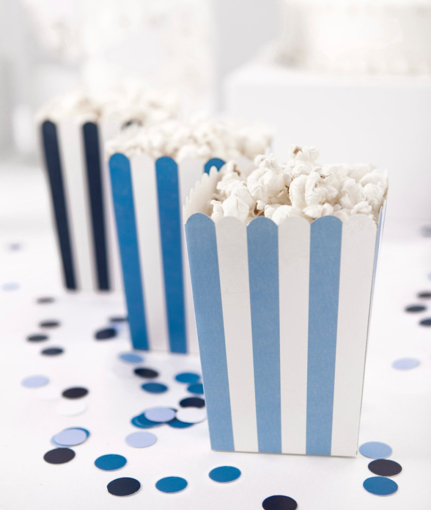 Popcorn doboz - Kisrepülő - 7,5 × 7,5 × 12,5 cm - 6 db