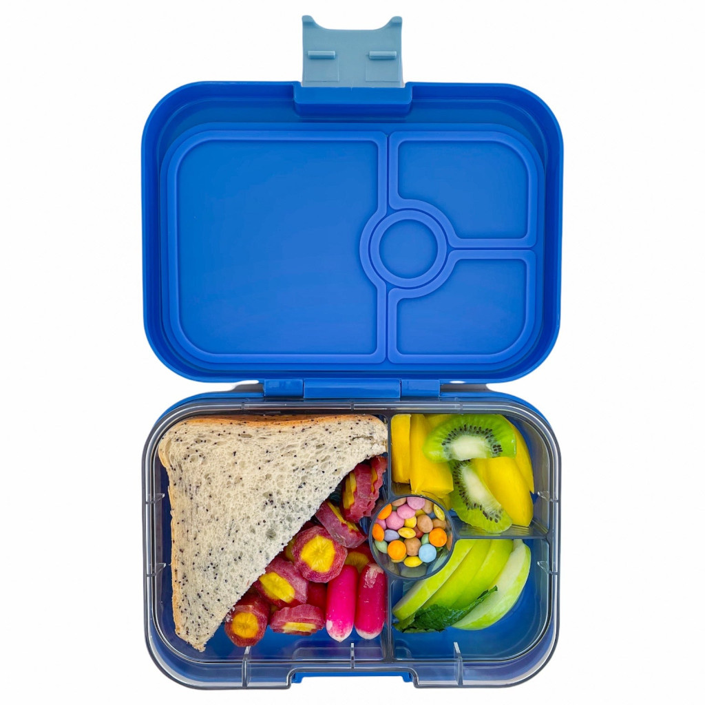 Yumbox Panino uzsonnás doboz 4 rekesszel - Surf Blue Shark