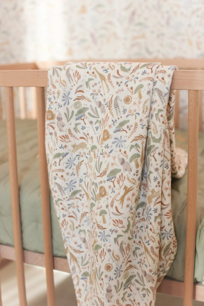 Little Dutch muszlin textilpelenka 120x120 cm - Safari Wonders