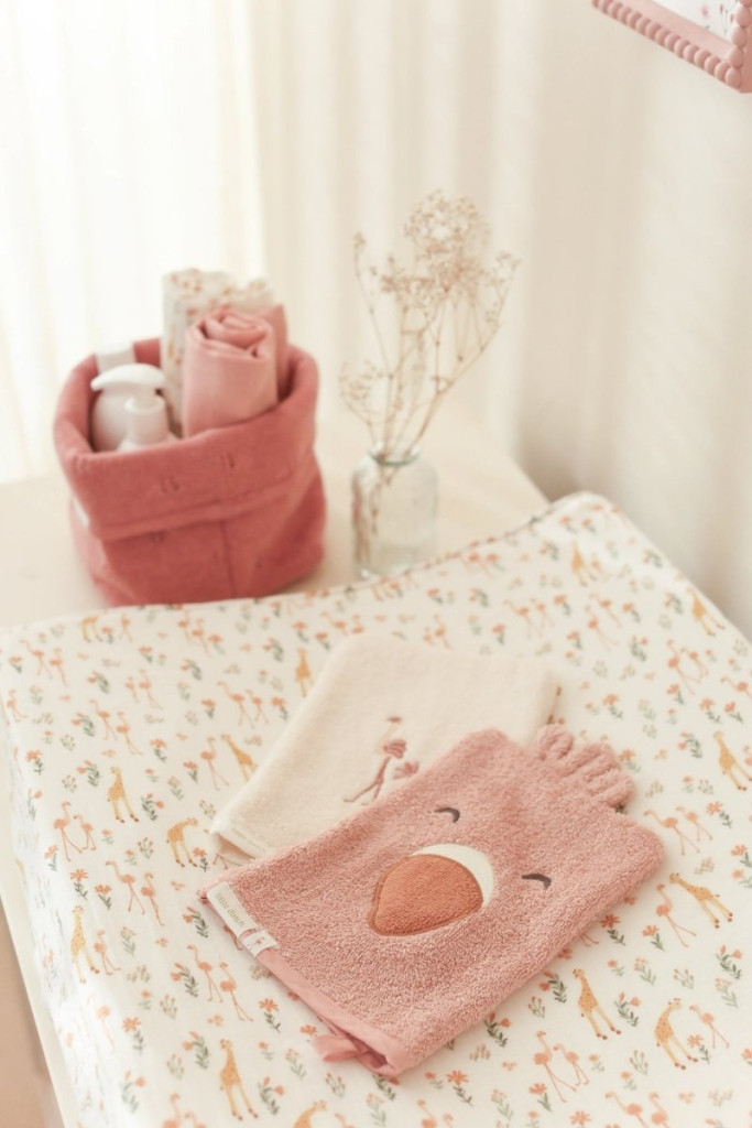 Little Dutch baba fürdőkesztyű 2 db - flamingó