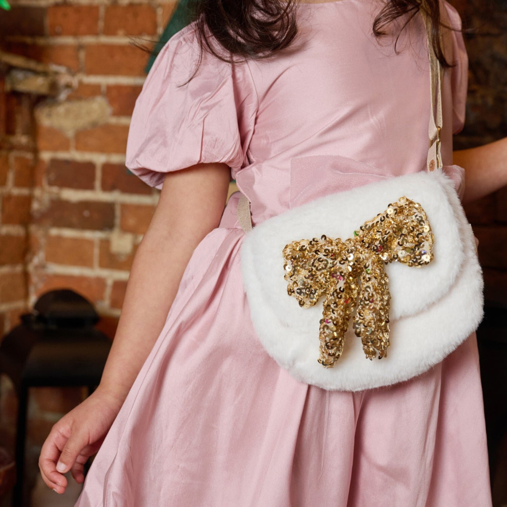 Rockahula Kids táska - Sequin Bow Fluffy
