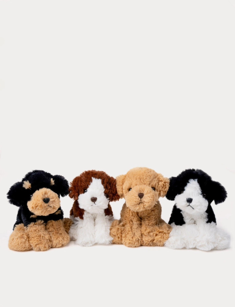 Teddykompaniet plüss - Kutyus barna - fehér 25 cm