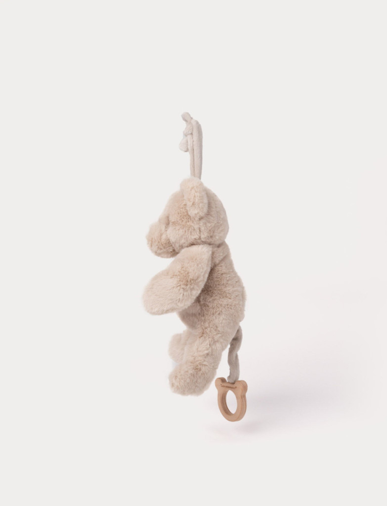 Teddykompaniet plüss - Teddy Zenélő Mackó - bézs (37 cm)