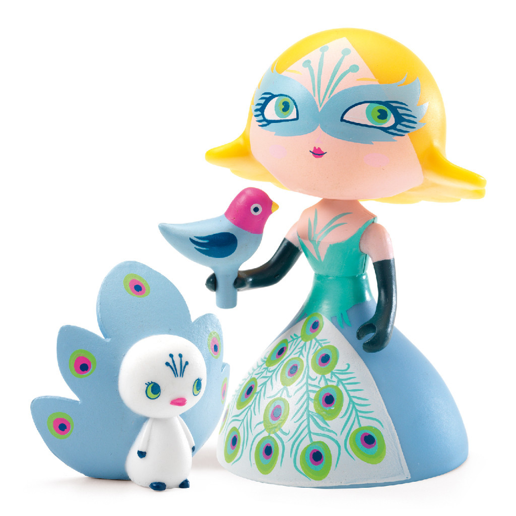 Djeco Arty Toys - Hercegnő pávával - Columba and Ze birds